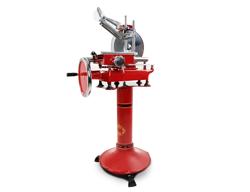 Cast-Iron Slicer Stand for Flywheel Slicer ASS300 – Red - Rustic Italian Design - 700×700×720 mm
