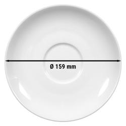 (6 stuks) SELTMANN WEIDEN | Schotel - Ø 159mm - Wit/Uni