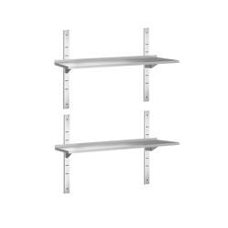 Paslanmaz Duvar Rafı PREMIUM - 1400x300mm - 2 katlı