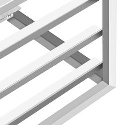 Commercial Under-counter GN/EN Tray Rack – 5 levels - 450x560mm - GN 1/1 - for Work Tables Series ATK 600mm deep