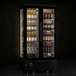 Panorama-Weinkühlschrank - 1 Klimazone - 450 Liter - max. 128 Flaschen