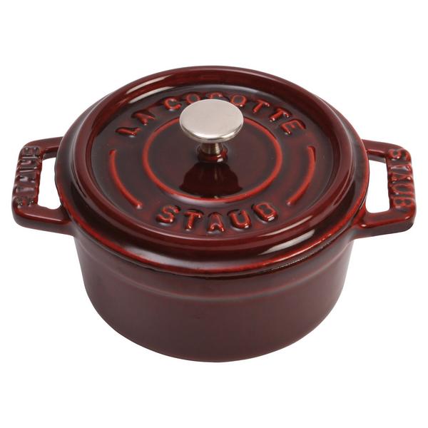 STAUB | LA COCOTTE - طنجرة كوكوت صغيرة - بقطر 100 مم - حديد زهر - أحمر غرينادين