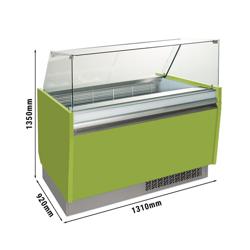 Mostrador de helados -1,31 × 0,92 m - verde claro