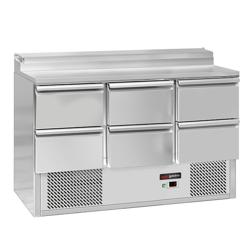 Commercial Saladette Prep Counter ECO - 1368x700mm - 6 Drawers - for 8x GN 1/6