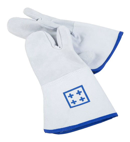Ofenhandschuhe mit 3 Fingern - Länge: 36 cm