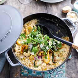 STAUB | Tálalókanál - 310mm - Szilikon - Fekete