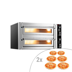Pizza sütő 6+6x 30 cm (mély)