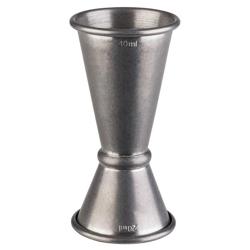 (6 pcs) Cocktail Jigger - Stainless Steel - 20ml & 40ml - with internal fill lines 10ml & 30ml - CE marked