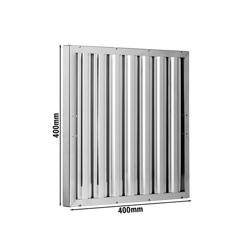 Profesionalni protupožarni labirintni filtar za napu INOX - 400x400 mm - Tip A