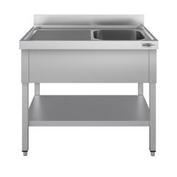 Sink unit ECO - 1000x700mm - with undershelf & 1 basin on the right