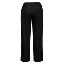 Dames Kookbroek Basic - Zwart - Maat: S