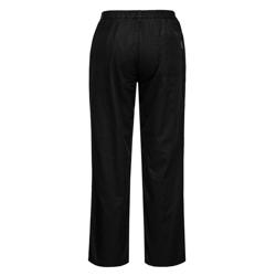 (5 pieces) Ladies Cooking Trousers Basic - Black - Size: L	
