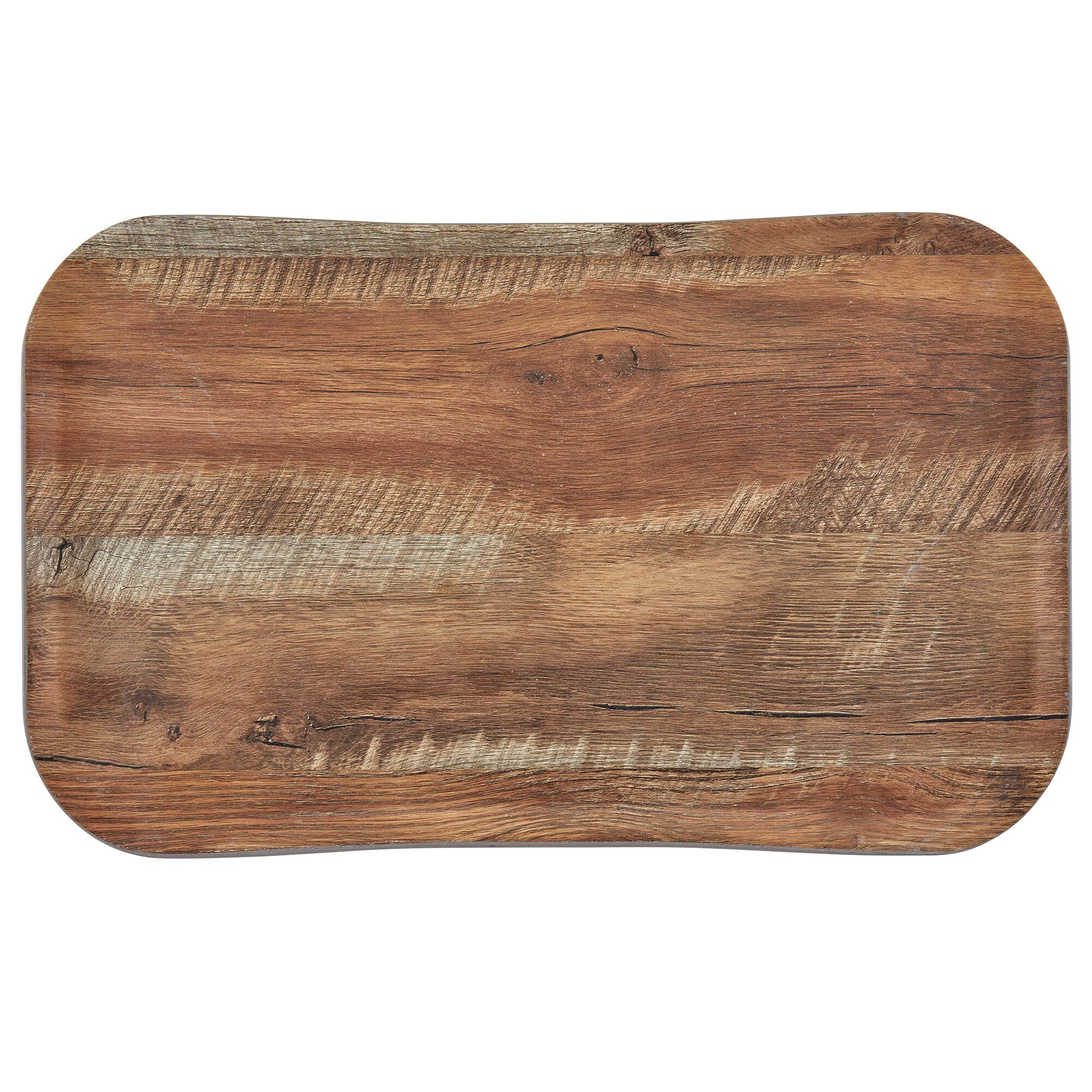 (12 pieces) CAMBRO | CENTURY™ Fibreglass Serving Tray – 530×370 mm – Oak Brown Wood Effect