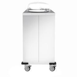 Bordenwarmer - verwarmd - 1kW - verrijdbaar - 50 borden - Ø240–290mm