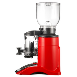 Moulin à café – 2 kg – 77 dB – Avec doseur – Rouge         