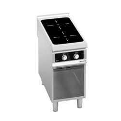 Inductiekookplaat – vrijstaand - 10,0kW - 2 kookzones - open onderstel - met Bflex digitale bediening