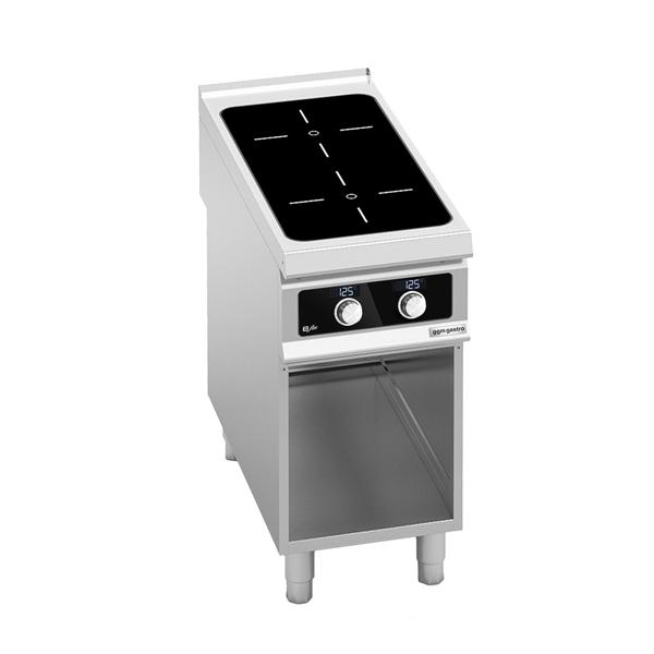 Fourneau à induction - 10kW - 2 foyers - sur placard ouvert - avec commandes Bflex Digital