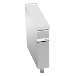 Neutraal element standapparaat met onderbouw Paolo 900 - 200x900x920mm - RVS AISI 304