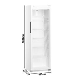 LIEBHERR | Koelkast PERFORMANCE - 400 liter - Kunststof interieur - 1 glazen deur - Wit