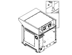Exaustor para forno combinado - 715x835x200mm - Aço inoxidável - com motor e condensador - compatível com KB1011, KB1011-TP, KB511-TP