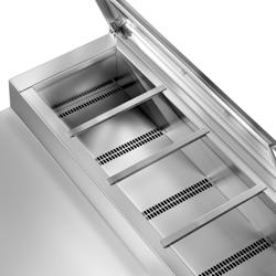 Mesa de preparação refrigerada PREMIUM - 1360x700mm - com 4 gavetas - para 7x GN 1/3