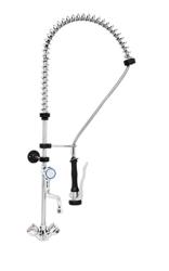 Enkelhåls diskdusch 6000 PREMIUM PLUS - med väggmontering, G1/2" anslutning, svängbar pip, keramiska ventiler & håll-funktion för vattenflöde - 600 mm