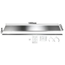 Socle en inox – longueur : 1000 mm