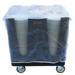 Dispensador de platos - sin calentar - con ruedas - con 4 separadores ajustables