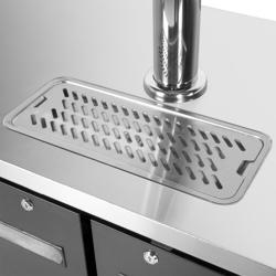 Spillatore birra con rubinetto - 2x fusti da 50 litri - 1240x620mm