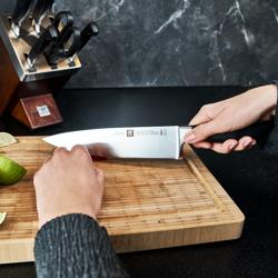 ZWILLING | VIER STERNE SharpBlock - Zelfslijpend messenblok - 7 stuks - Bruin