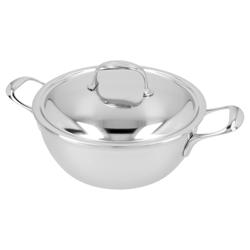 DEMEYERE | ATLANTIS 7 - Padella di servizio con coperchio a doppia parete - Ø 280mm - Acciaio inox