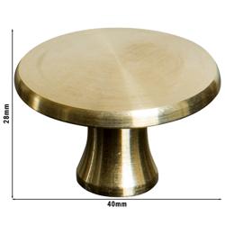 STAUB | Knop - Rond - 40mm - Messing