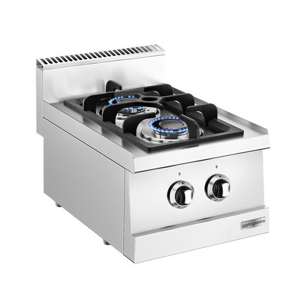 Commercial Gas Hob - 6,5 kW - 2 Burners