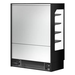 Witryna chłodnicza naścienna z drzwiami skrzydłowymi - 1585 mm - 693 l - z oświetleniem LED, 2 szklanymi drzwiami na zawiasach & 4 półkami	