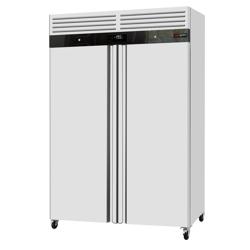 Tiefkühlschrank Edelstahl ECO - 1200 Liter - mit 2 Türen - Innentür aus Kunststoff