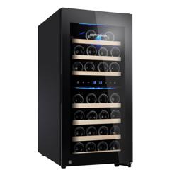 Hladnjak za vino - Inox - 2 klimatske zone - 100 l - max. 33 boca