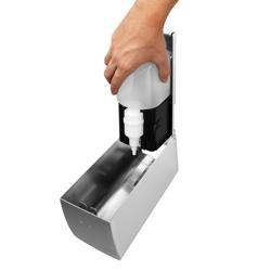 AIR-WOLF | Distributore di sapone e disinfettante con sensore - 500 ml - Acciaio inox	