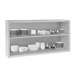 Armoire murale en acier inoxydable ECO - 1800x400mm - sans portes (ouvert) - 800mm de haut