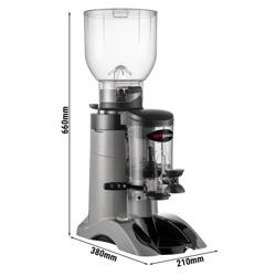 Macinacaffè - 2 kg - 63dB - Con dosatore - Grigio
