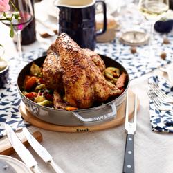 STAUB | SPECIALITIES – Podkładka magnetyczna – Ø 230 mm – brązowa – buk