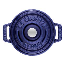 STAUB | Mini Cocotte Round Enamelled Cast Iron Casserole Dish – Ø10 cm – Dark Blue