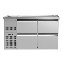 Premium PLUS - طاولة تبريد البيرة - 1550×700 مم- 4 أدراج