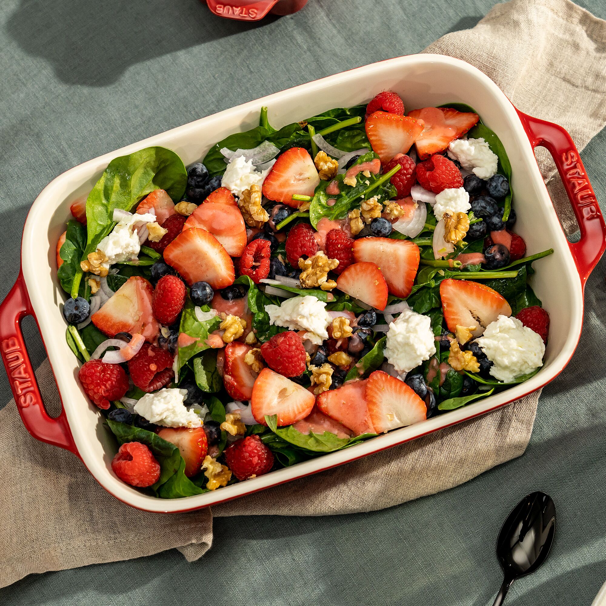 STAUB | CERAMIQUE - Plat à four - 140x110mm - Céramique - Rouge cerise