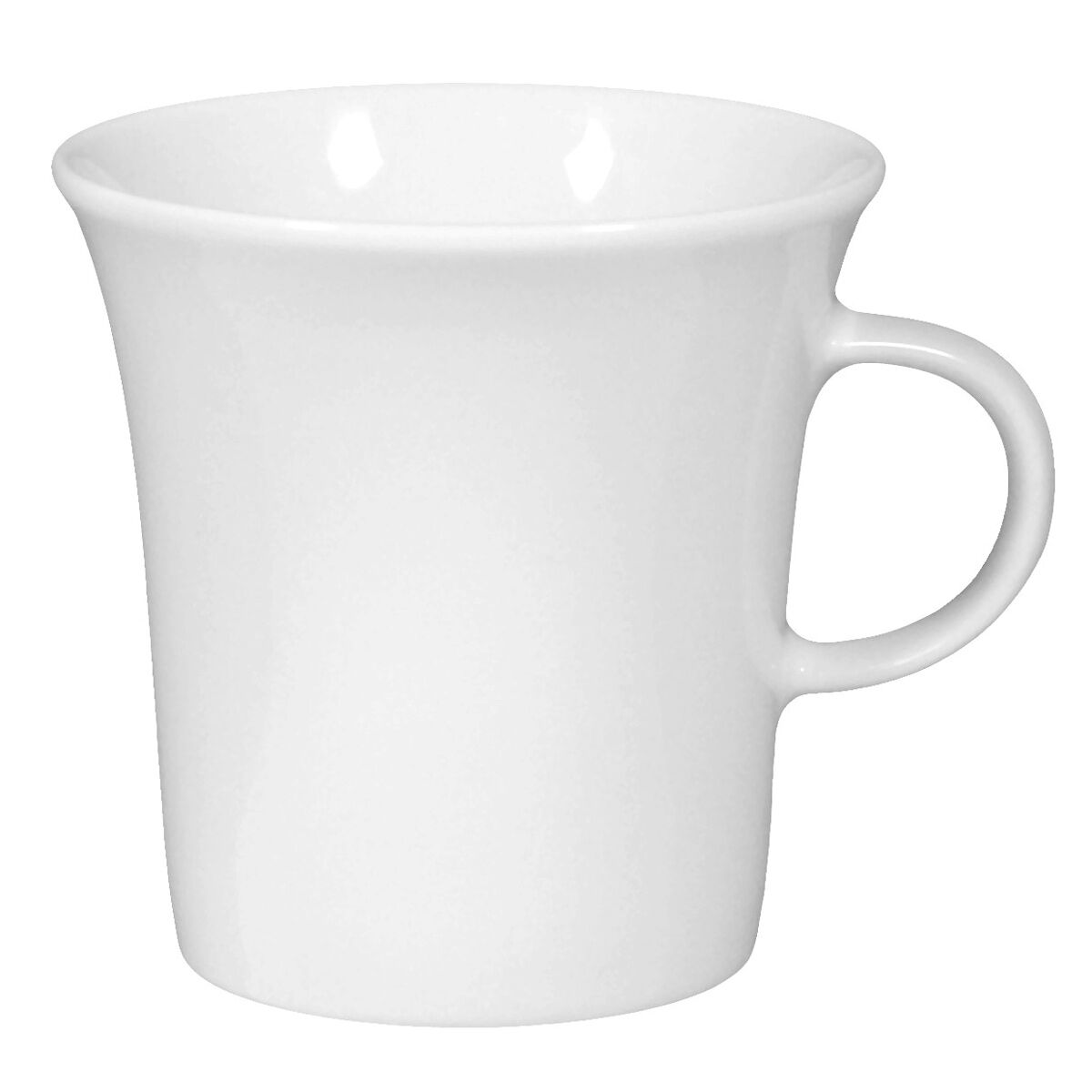 (6 pièces) SELTMANN WEIDEN | Tasse à café de caféterie en coupe - 0,22 litre - Blanc/Uni         