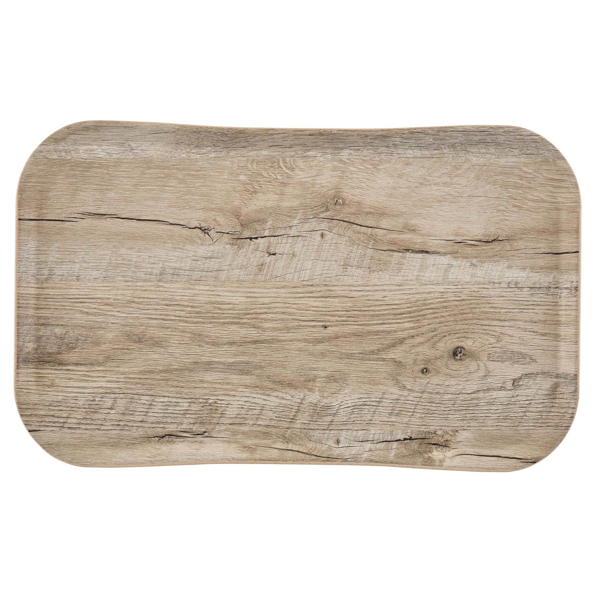 (12 pieces) CAMBRO | CENTURY™ Fibreglass Serving Tray – 530×370 mm – Light Oak Wood Effect