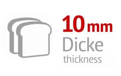 Tafelmodel broodsnijmachine - Snijdikte 10 mm - 370 Watt