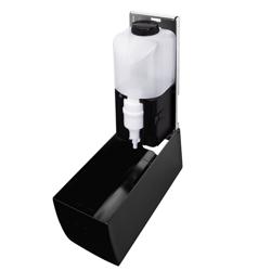 AIR-WOLF | Commercial toilet seat cleaner with sensor - 500 ml - Stainless steel - Matt black