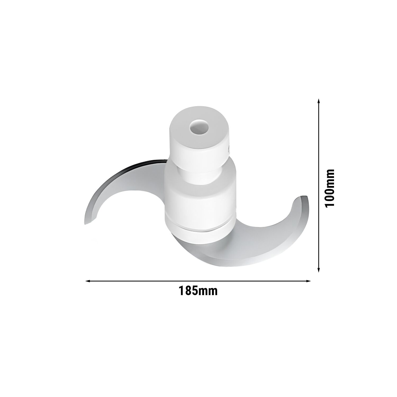 Couteau pétrin pour cutter - pour Cutter VCSM33 - avec 2 lames - pour pétrissage de pâte