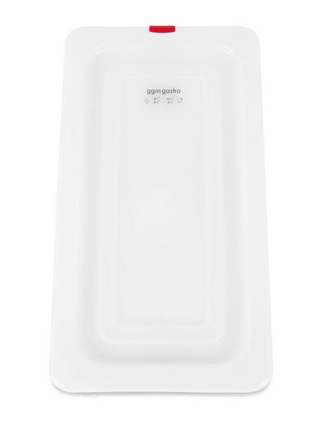 Coperchio GN in polipropilene 1/3 - semi-trasparente
