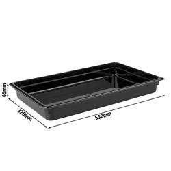 Polykarbonaatti GN-astia 1/1 - Musta - Syvyys: 65mm